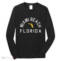 Miami Beach Florida Souvenirs Fl Long Sleeve Shirt thumb 0