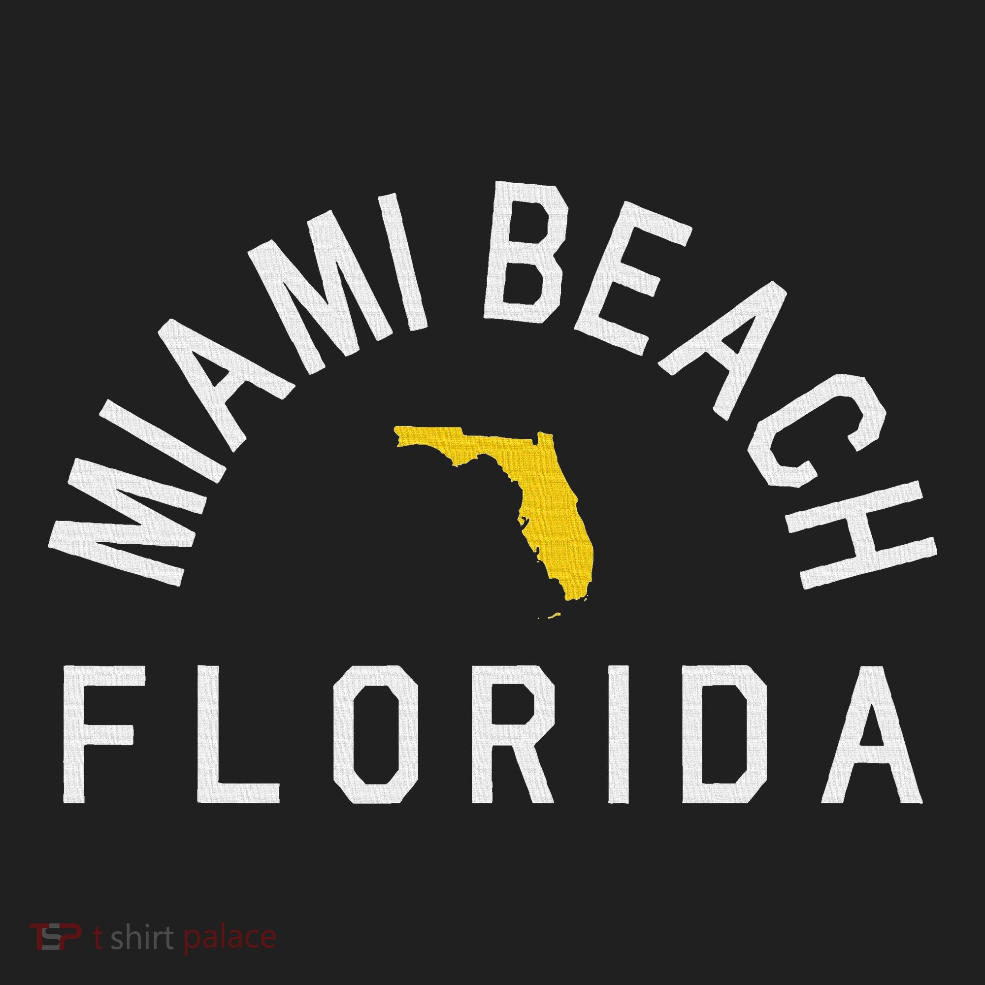 Miami Beach Florida Souvenirs Fl Golf Towel