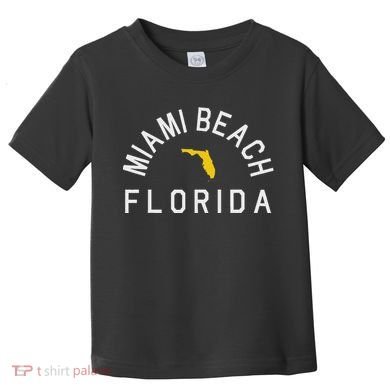 Miami Beach Florida Souvenirs Fl Toddler T-Shirt