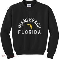 Miami Beach Florida Souvenirs Fl Kids Sweatshirt thumb 0