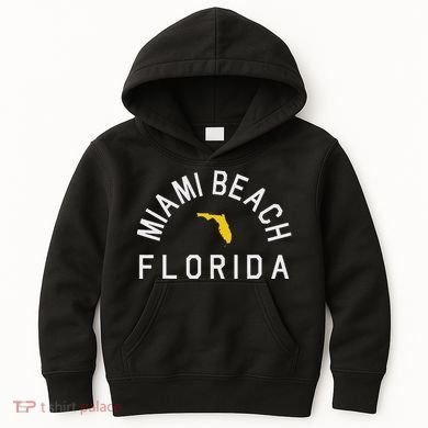 Miami Beach Florida Souvenirs Fl Kids Hoodie