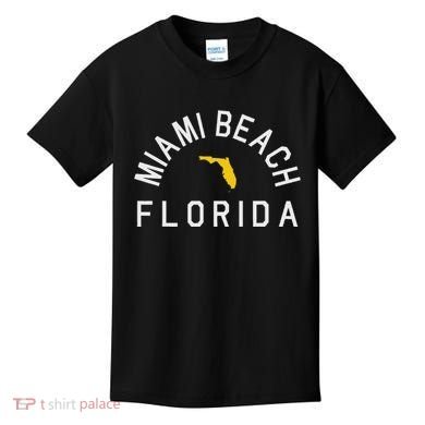 Miami Beach Florida Souvenirs Fl Kids T-Shirt