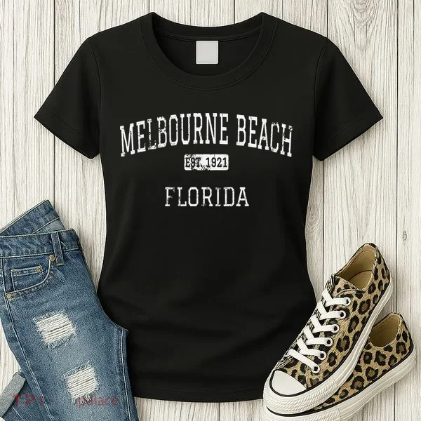 Melbourne Beach Florida FL Vintage Women's T-Shirt