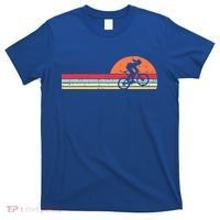 Mountain Bike Girl Retro Cycling Bicycle Rider T-Shirt thumb 0