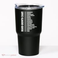 Mens Beard Growth Chart Length Ruler Cute Funny Joke Tumbler thumb 0