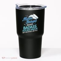 Marine Biologist Gift Marine Biology Ocean Scientist Shark Tumbler thumb 0