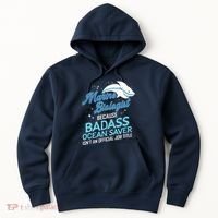 Marine Biologist Gift Marine Biology Ocean Scientist Shark Hoodie thumb 0