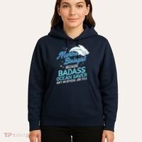 Marine Biologist Gift Marine Biology Ocean Scientist Shark Hoodie thumb 5