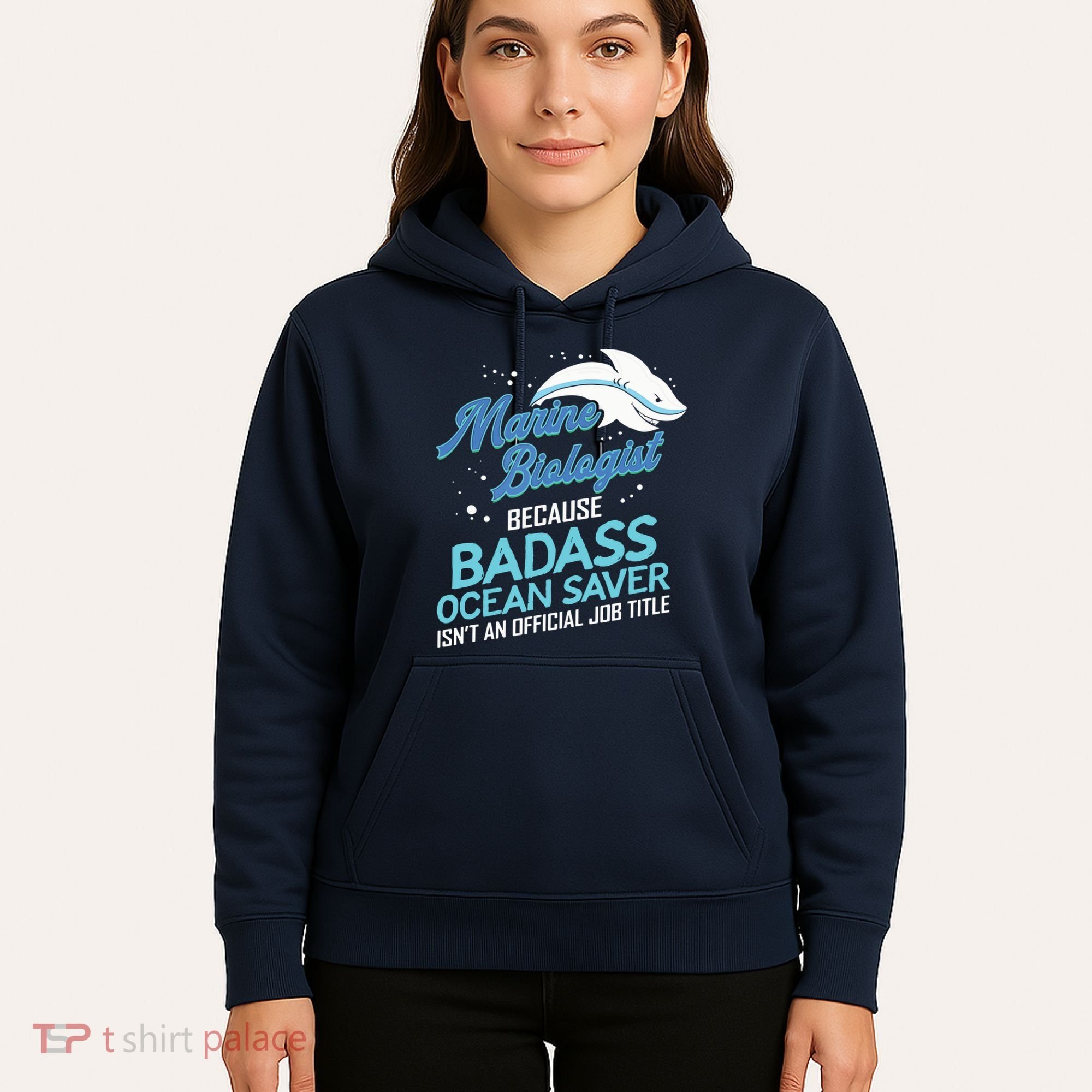 Marine Biologist Gift Marine Biology Ocean Scientist Shark Hoodie