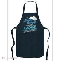 Marine Biologist Gift Marine Biology Ocean Scientist Shark Apron thumb 0