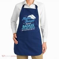 Marine Biologist Gift Marine Biology Ocean Scientist Shark Apron thumb 2