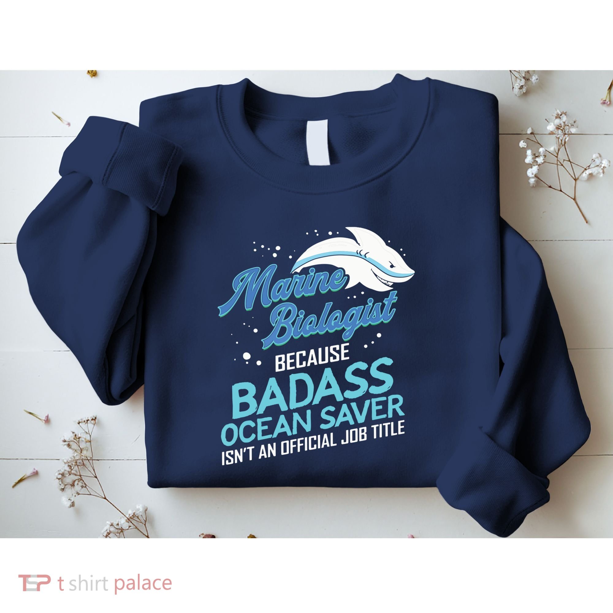 Marine Biologist Gift Marine Biology Ocean Scientist Shark Sweatshirt