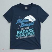 Marine Biologist Gift Marine Biology Ocean Scientist Shark T-Shirt thumb 5