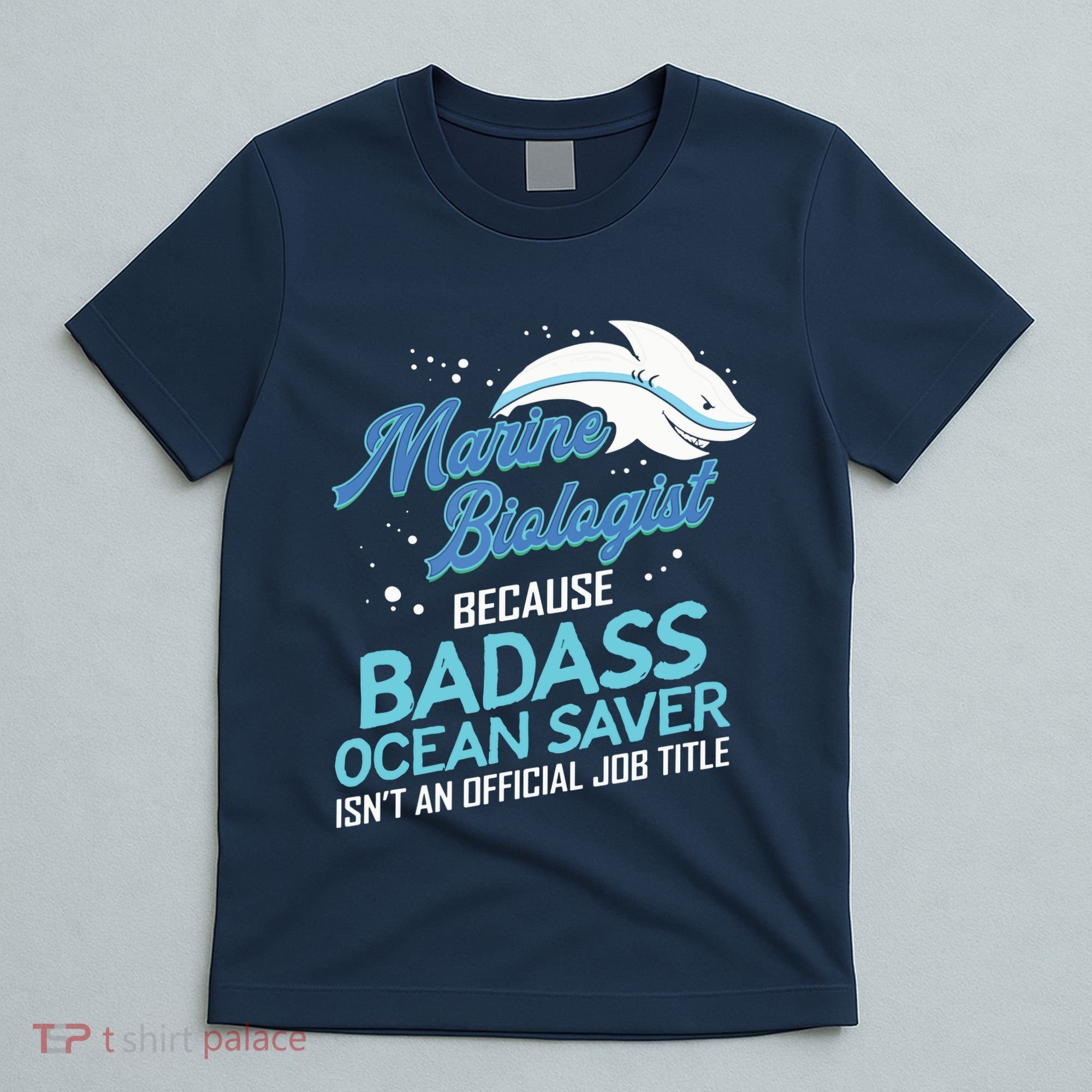 Marine Biologist Gift Marine Biology Ocean Scientist Shark T-Shirt