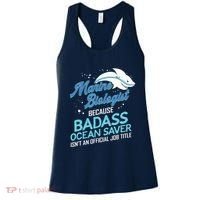 Marine Biologist Gift Marine Biology Ocean Scientist Shark Women's Tank Top thumb 0