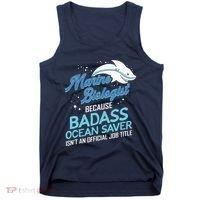 Marine Biologist Gift Marine Biology Ocean Scientist Shark Tank Top thumb 0
