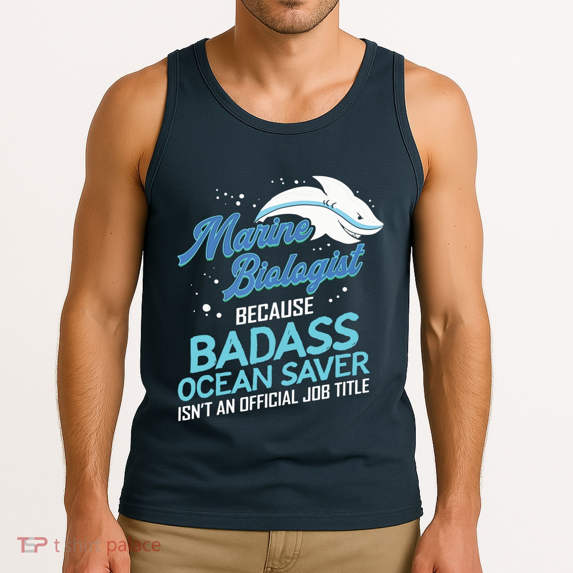 Marine Biologist Gift Marine Biology Ocean Scientist Shark Tank Top
