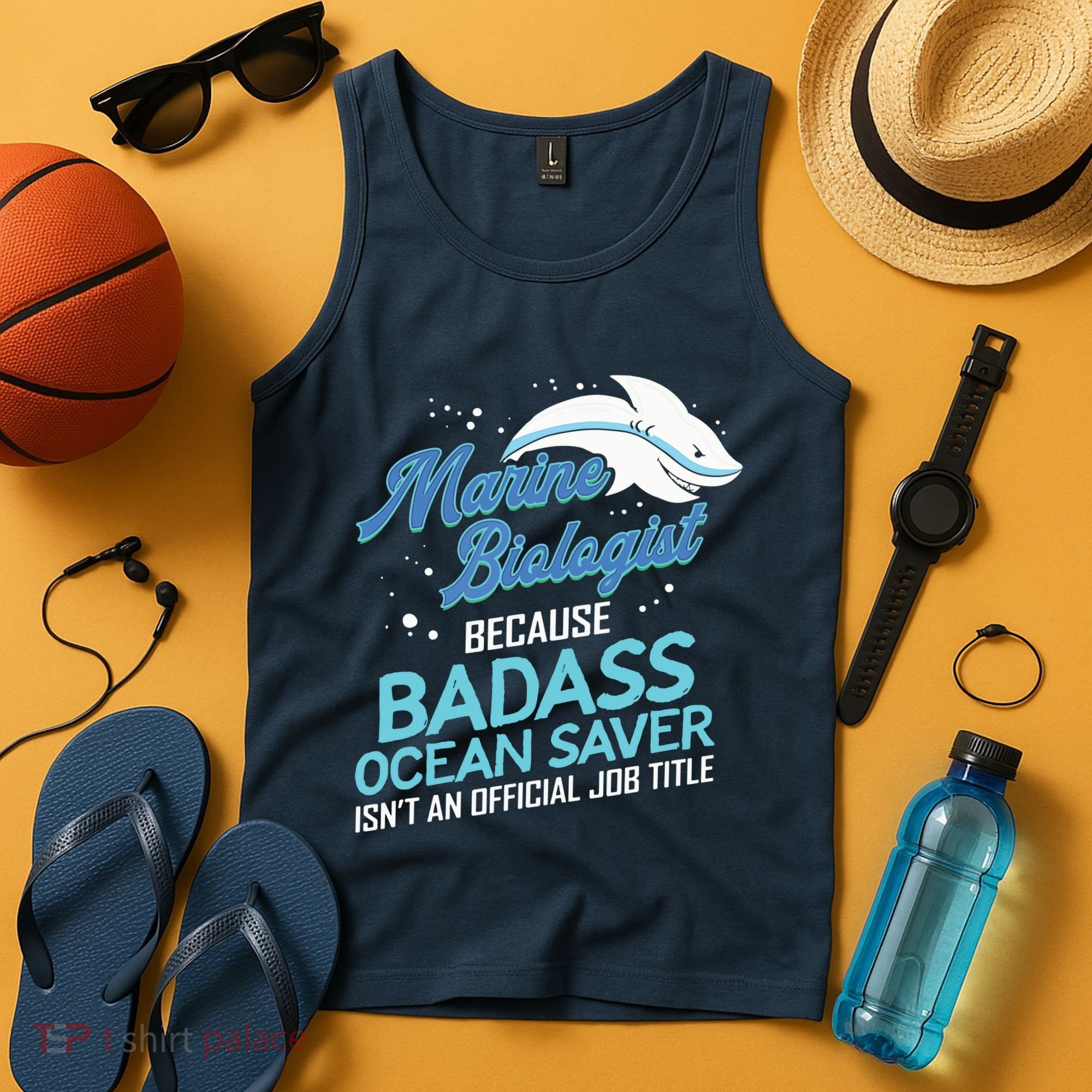 Marine Biologist Gift Marine Biology Ocean Scientist Shark Tank Top