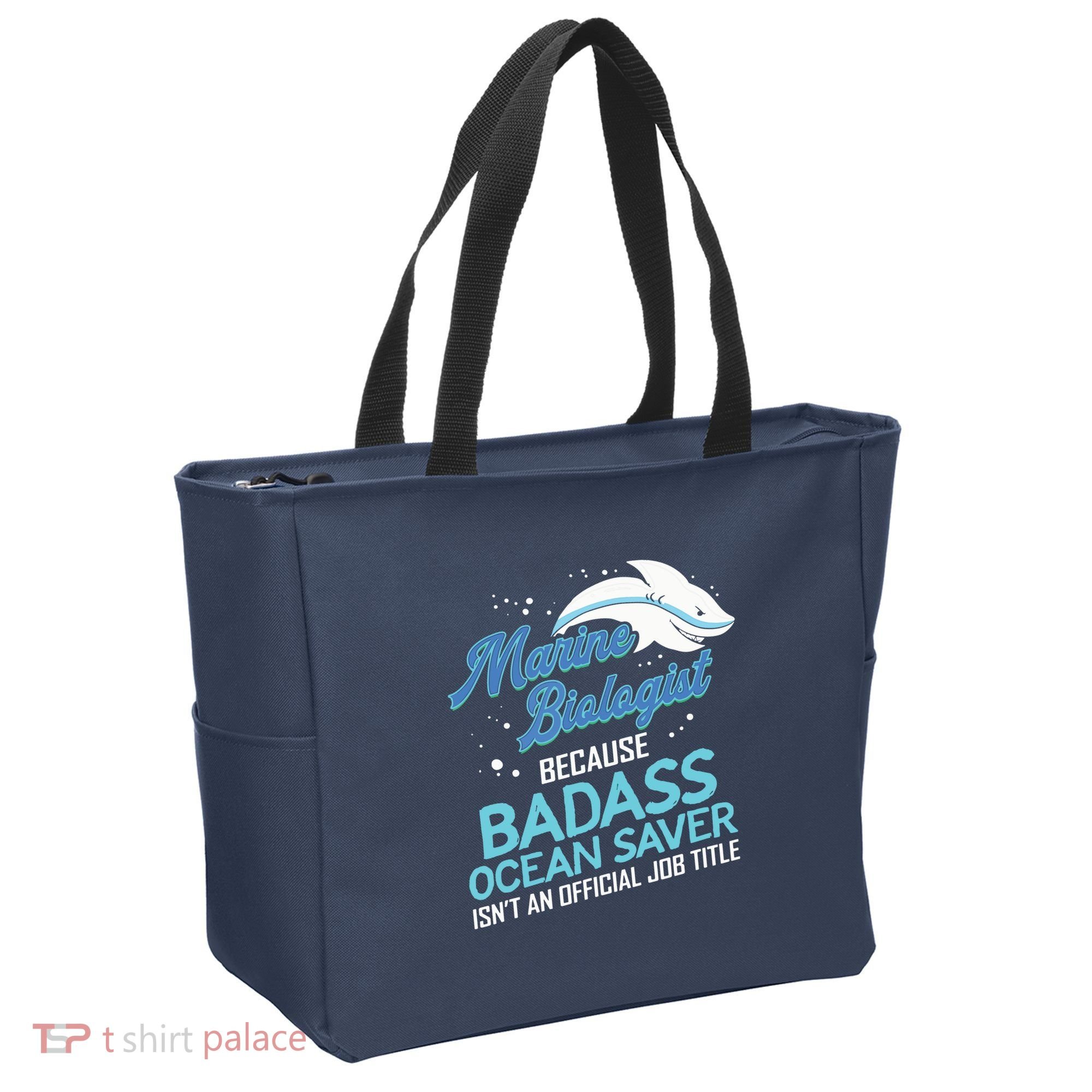 Marine Biologist Gift Marine Biology Ocean Scientist Shark Tote Bag