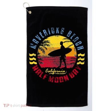 Mavericks Beach Gift Surfing Gift Golf Towel