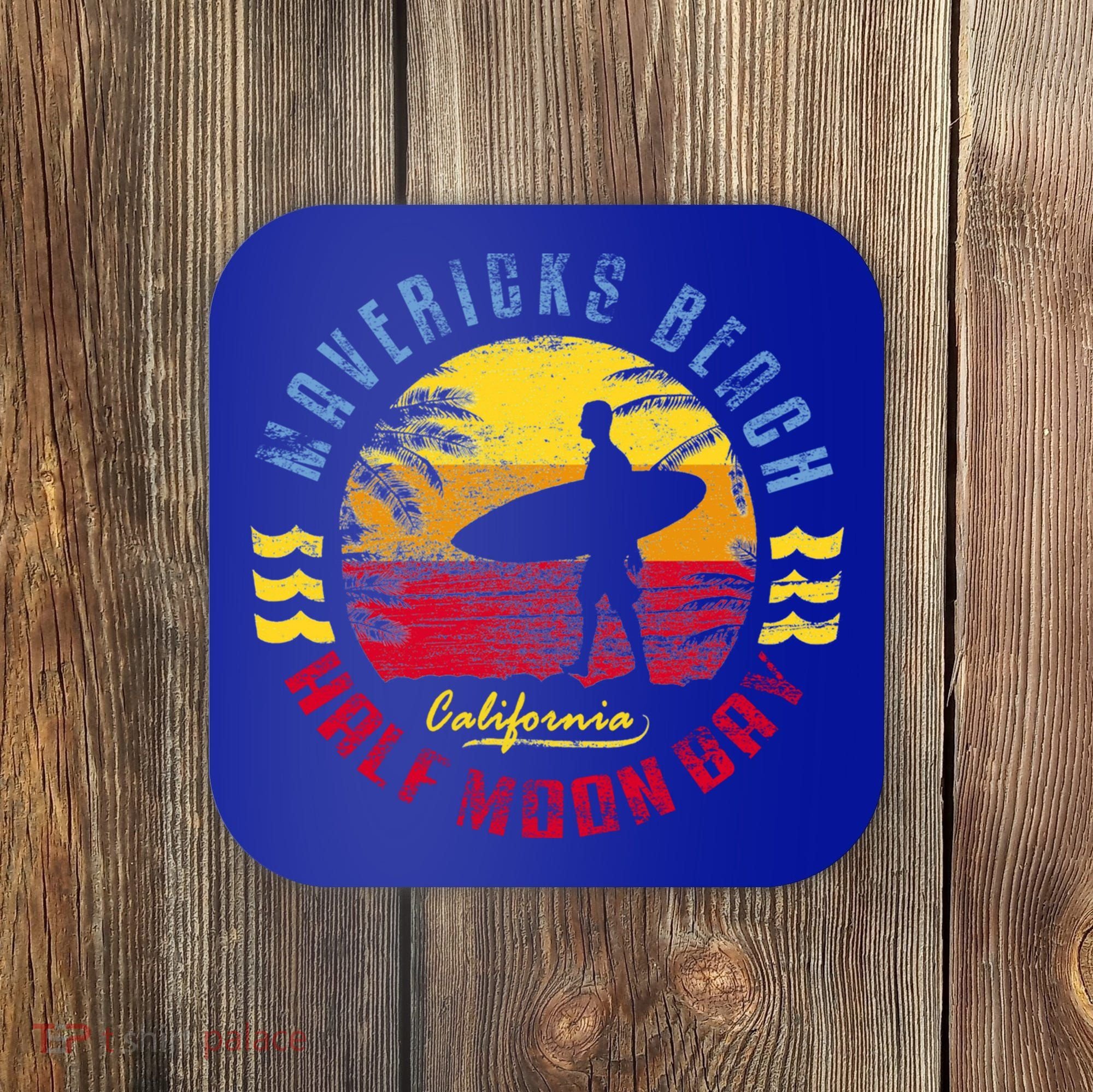 Mavericks Beach Gift Surfing Gift Coaster