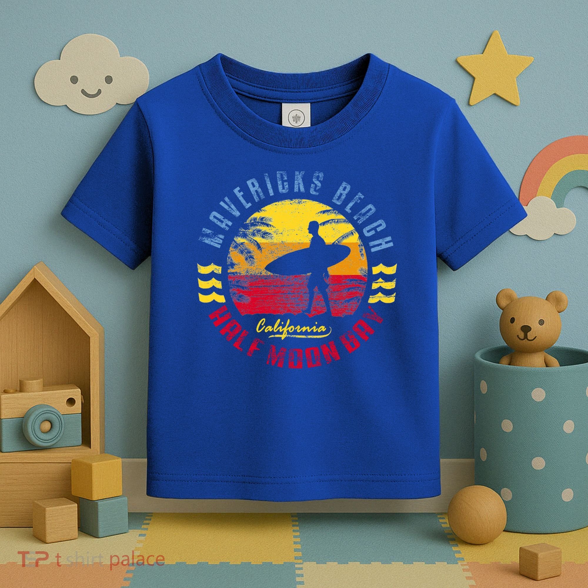 Mavericks Beach Gift Surfing Gift Toddler T-Shirt