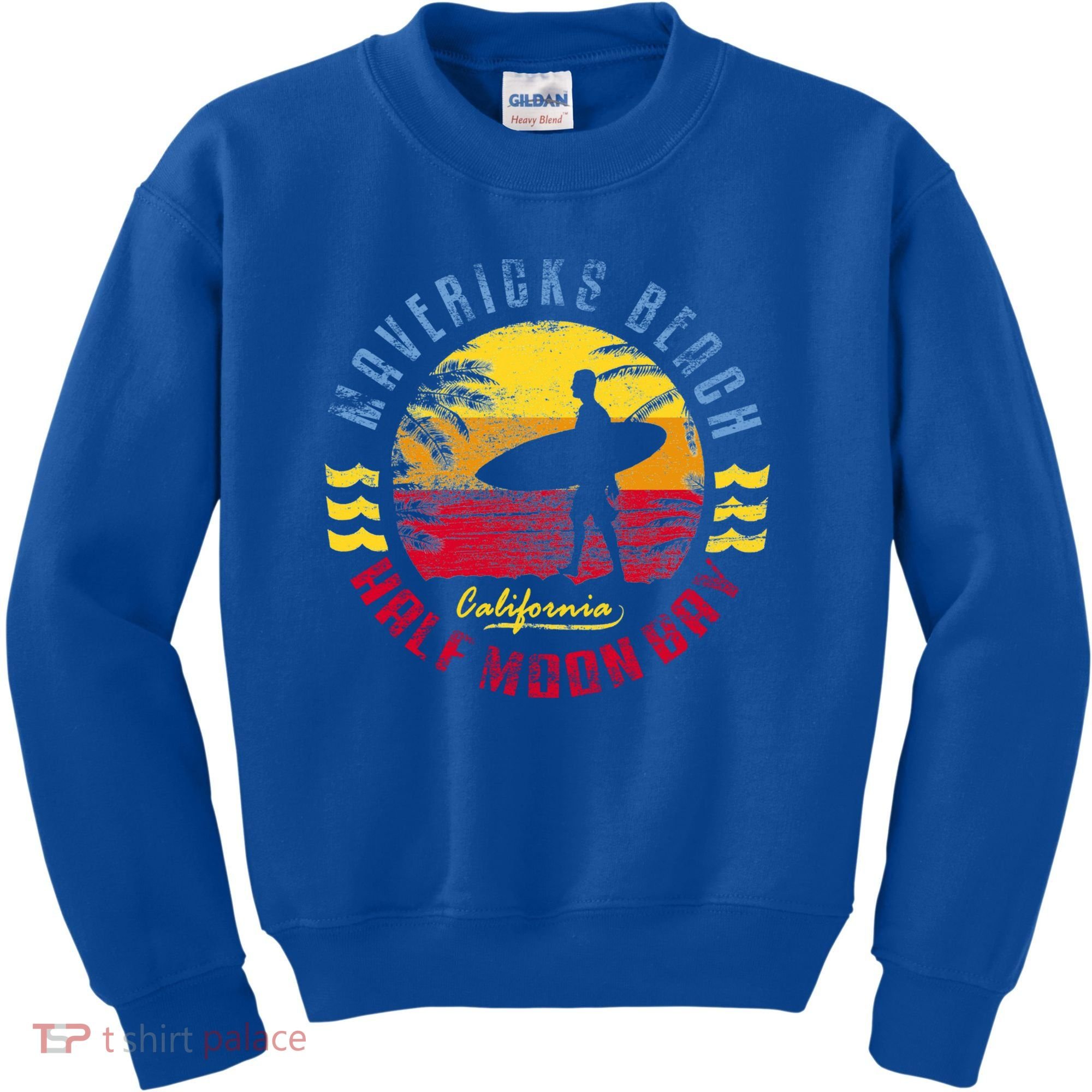 Mavericks Beach Gift Surfing Gift Kids Sweatshirt