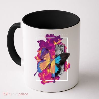 Metamorphosis Butterfly Graphic Coffee Mug