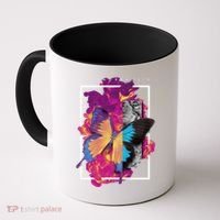 Metamorphosis Butterfly Graphic Coffee Mug thumb 0