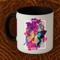 Metamorphosis Butterfly Graphic Coffee Mug thumb 2