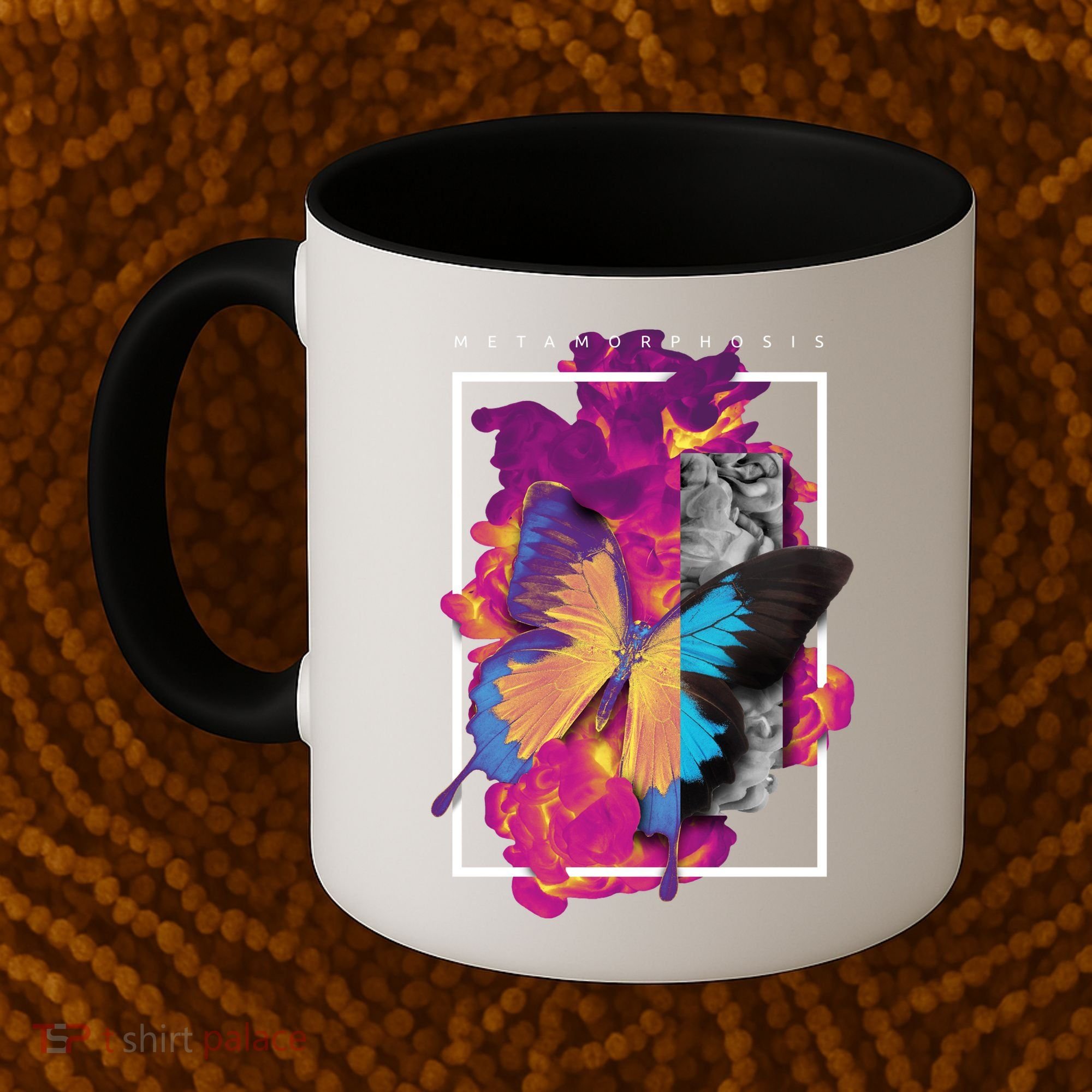 Metamorphosis Butterfly Graphic Coffee Mug