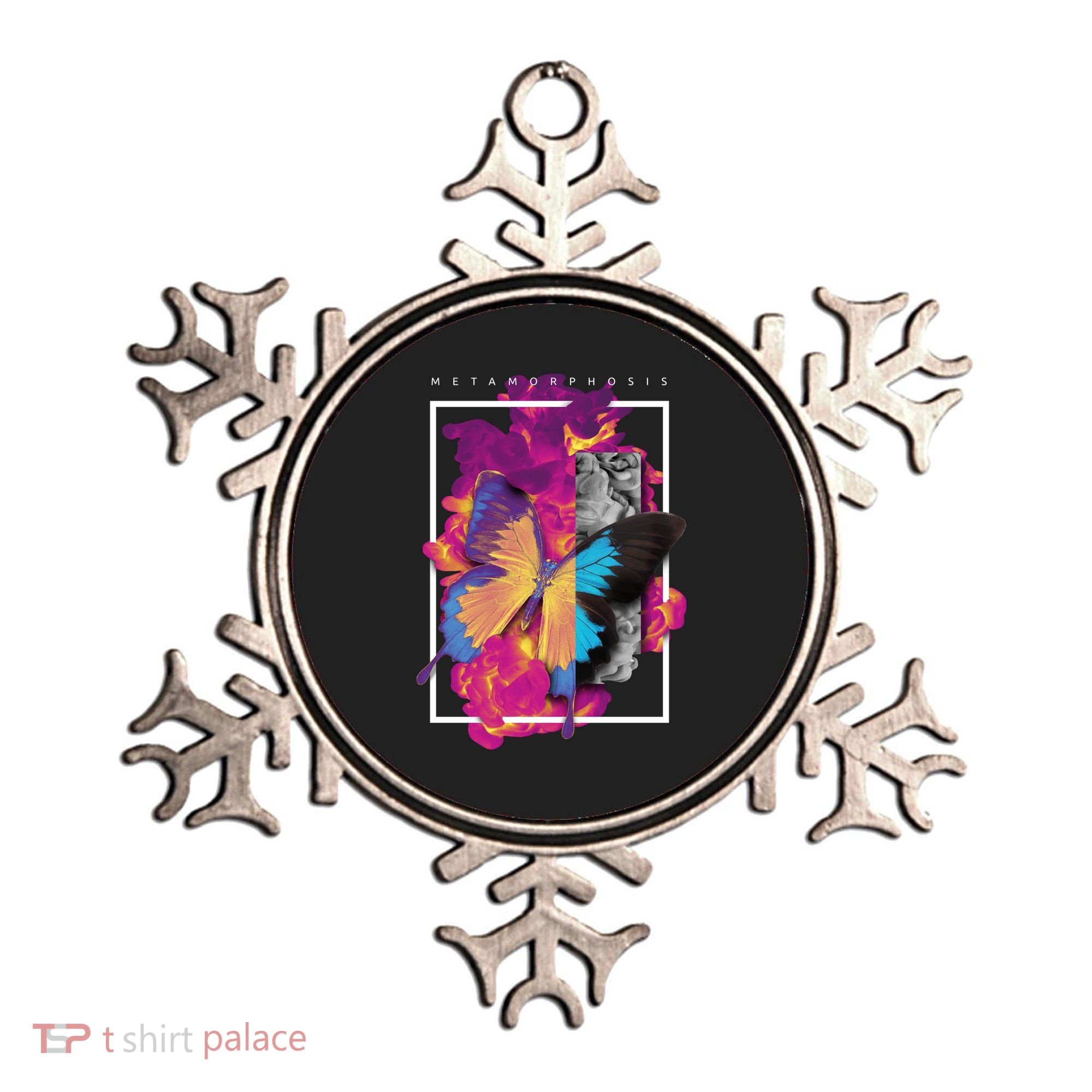 Metamorphosis Butterfly Graphic Ornament