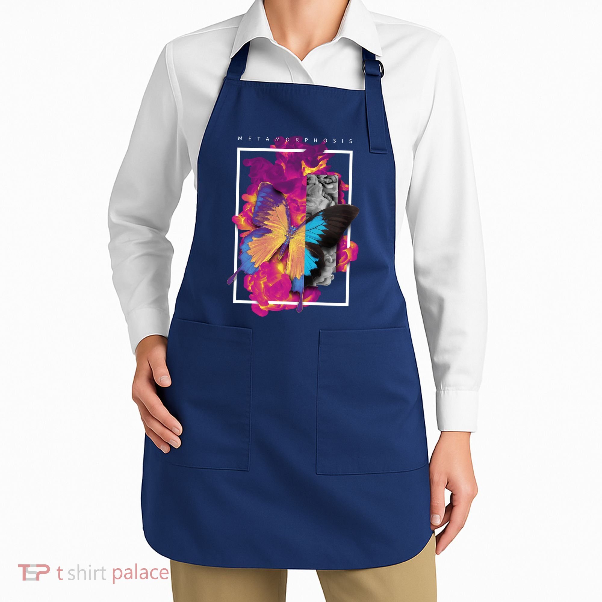 Metamorphosis Butterfly Graphic Apron