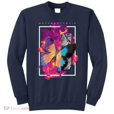 Metamorphosis Butterfly Graphic Sweatshirt