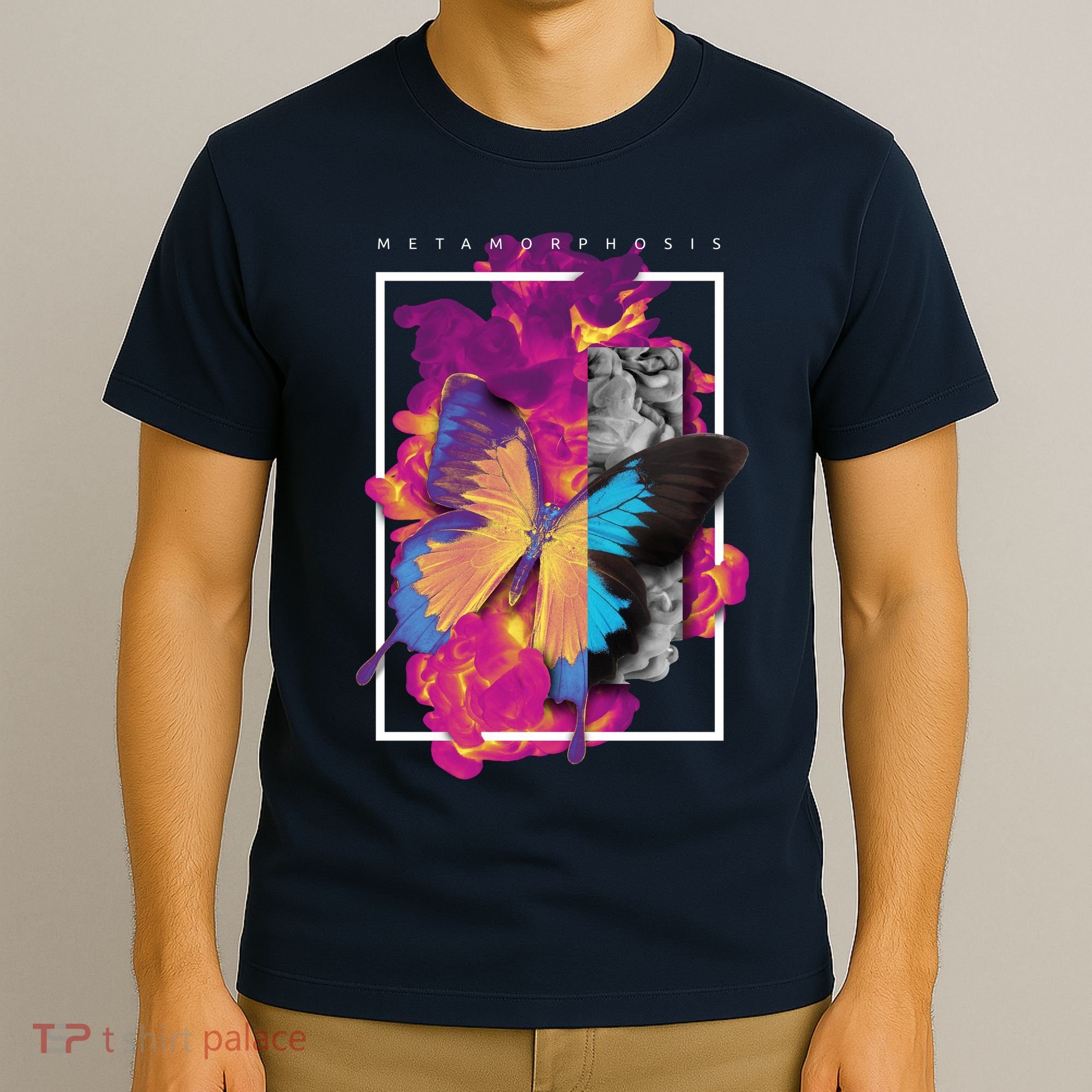 Metamorphosis Butterfly Graphic T-Shirt