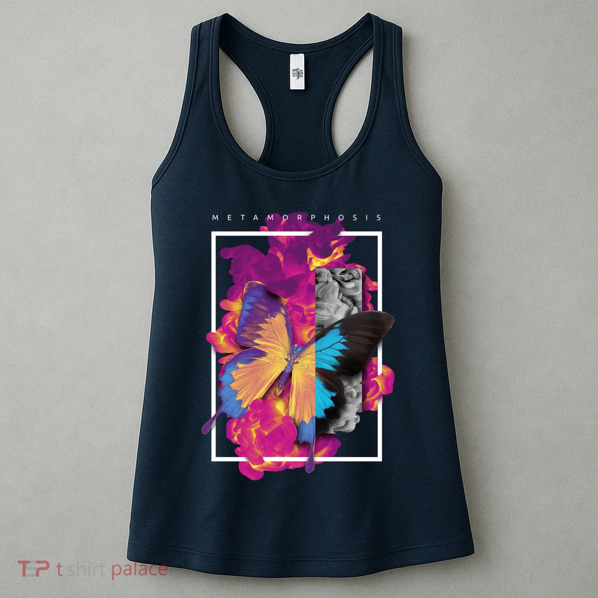 Metamorphosis Butterfly Graphic Women's Tank Top