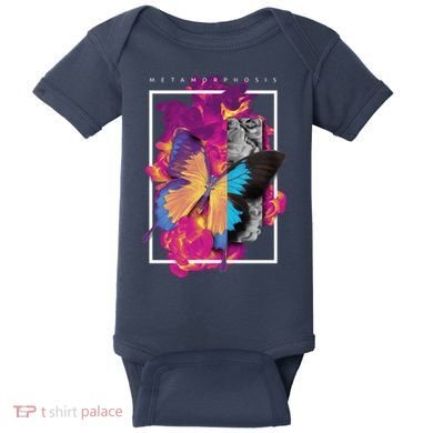 Metamorphosis Butterfly Graphic Baby Bodysuit