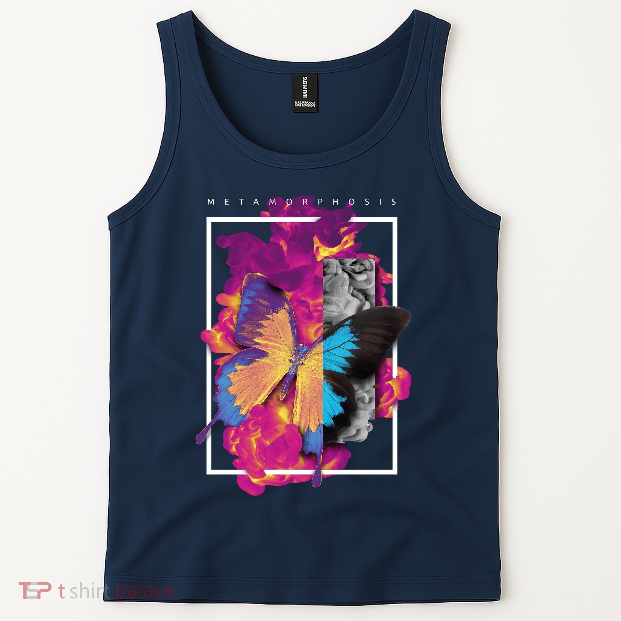Metamorphosis Butterfly Graphic Tank Top