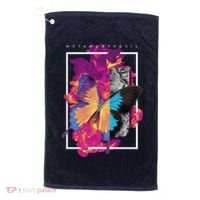 Metamorphosis Butterfly Graphic Golf Towel thumb 0