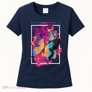 Metamorphosis Butterfly Graphic Women's T-Shirt