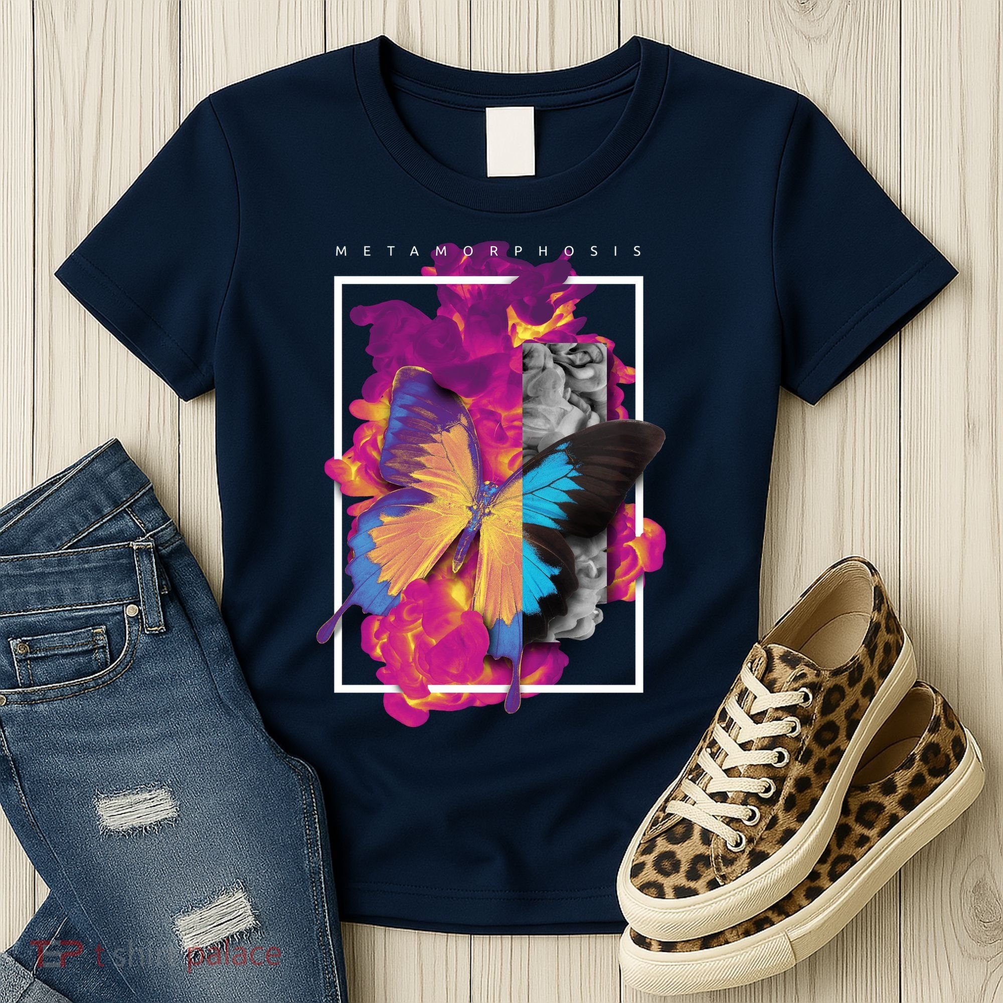 Metamorphosis Butterfly Graphic Women's T-Shirt