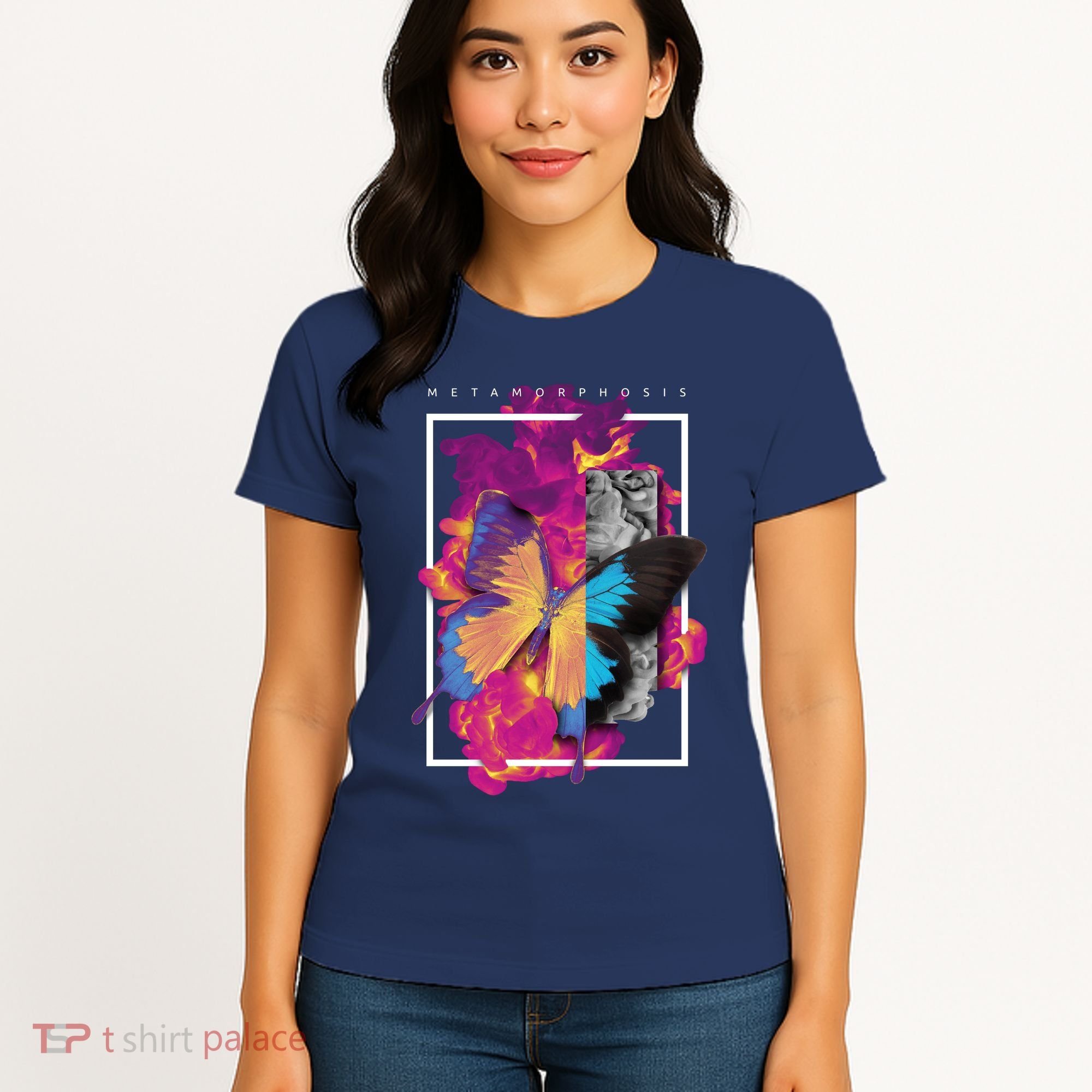 Metamorphosis Butterfly Graphic Women's T-Shirt