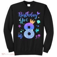 Mermaid Birthday Girl 8 Year Old Its My 8th Bday Mermaid Sweatshirt thumb 0