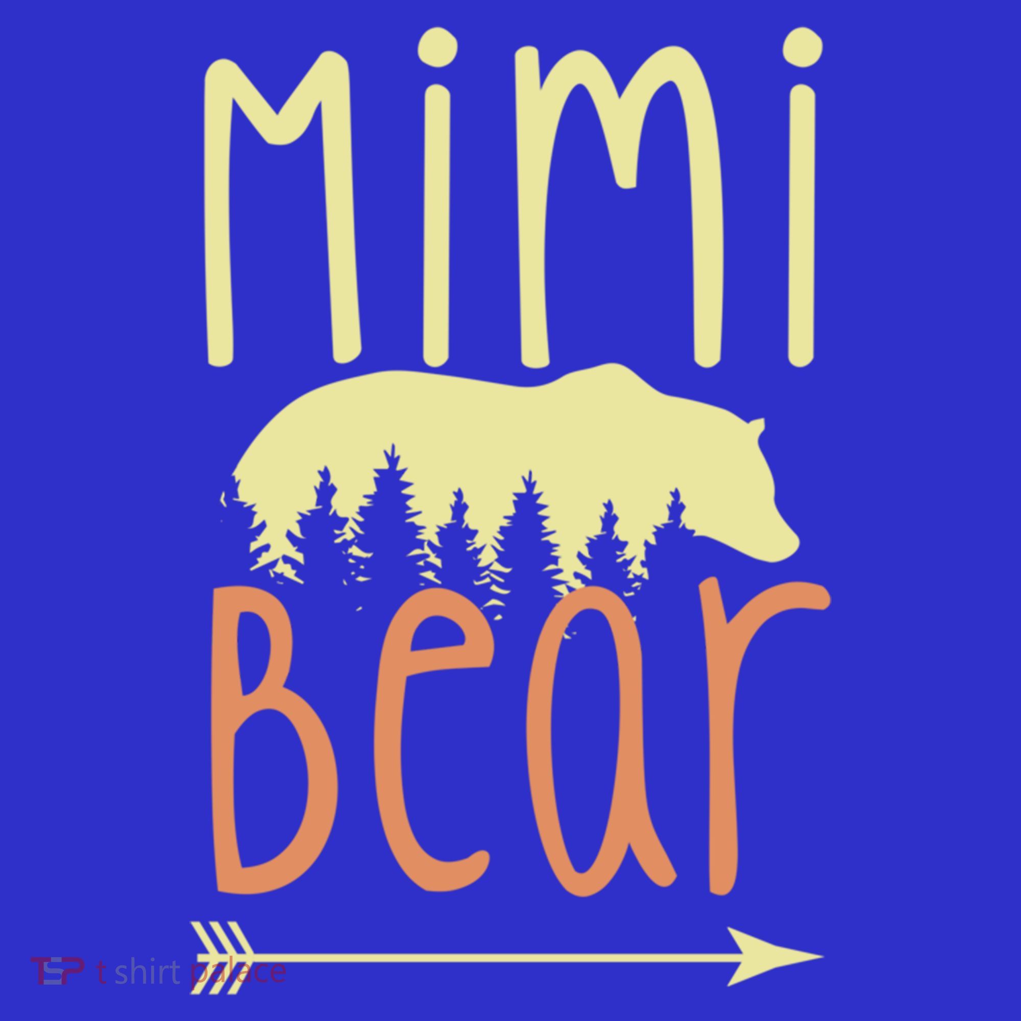 Mimi Bear Grandmother Grandma Family Mother Cute Gift T-Shirt