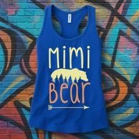 Mimi Bear Grandmother Grandma Family Mother Cute Gift Women's Tank Top thumb 3
