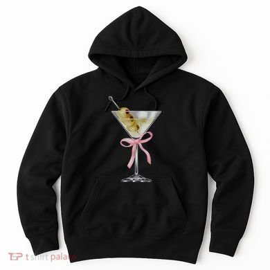 Martini Bow Graphic Hoodie