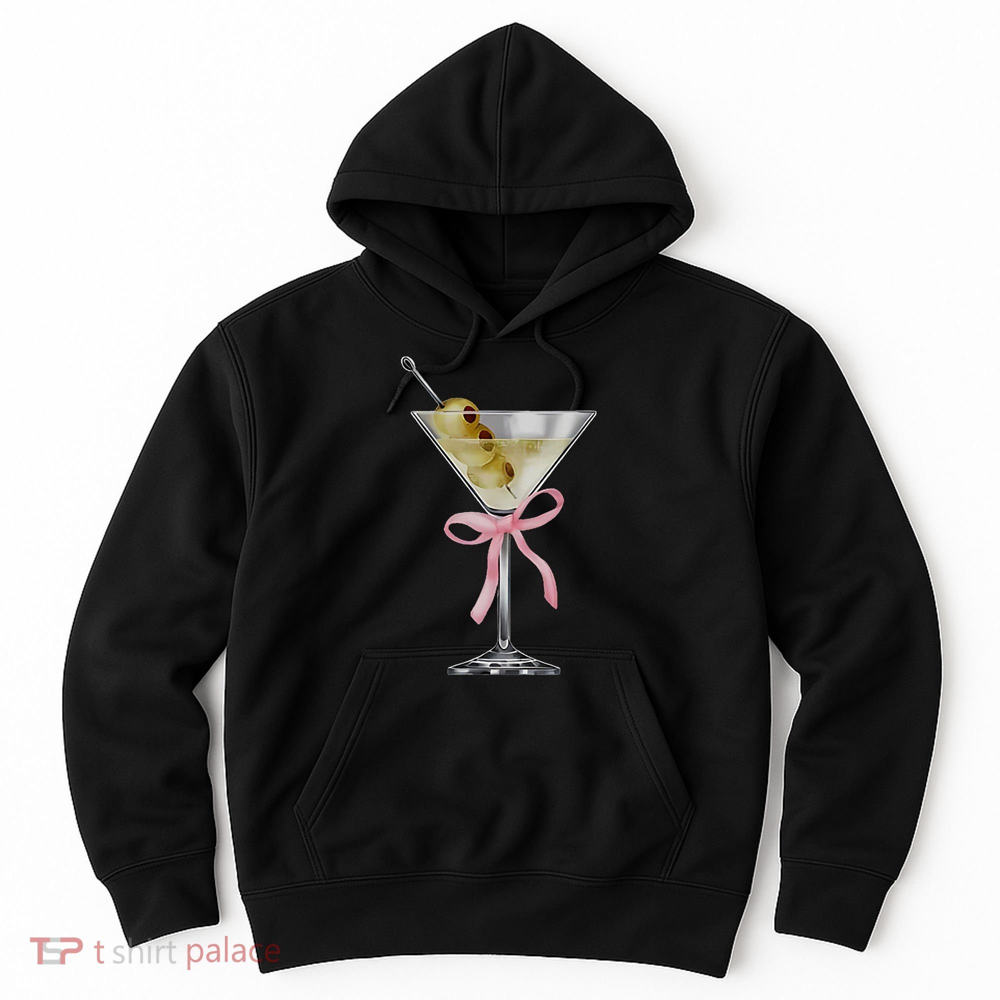 Martini Bow Graphic Hoodie