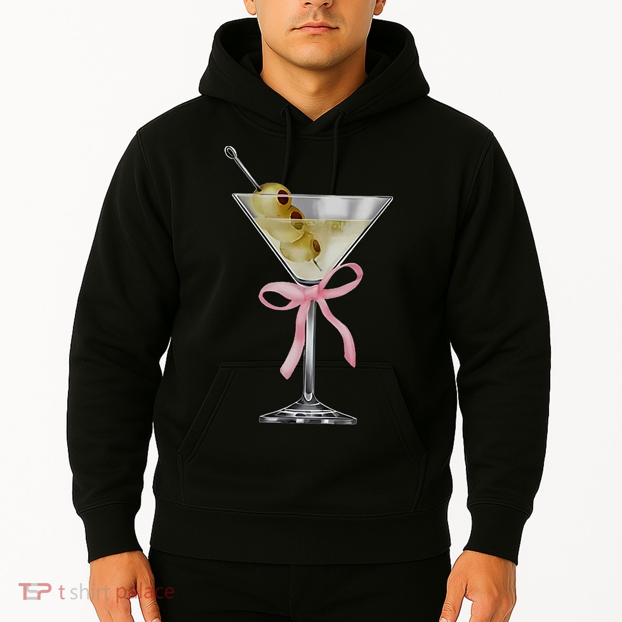 Martini Bow Graphic Hoodie