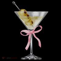 Martini Bow Graphic T-Shirt thumb 7