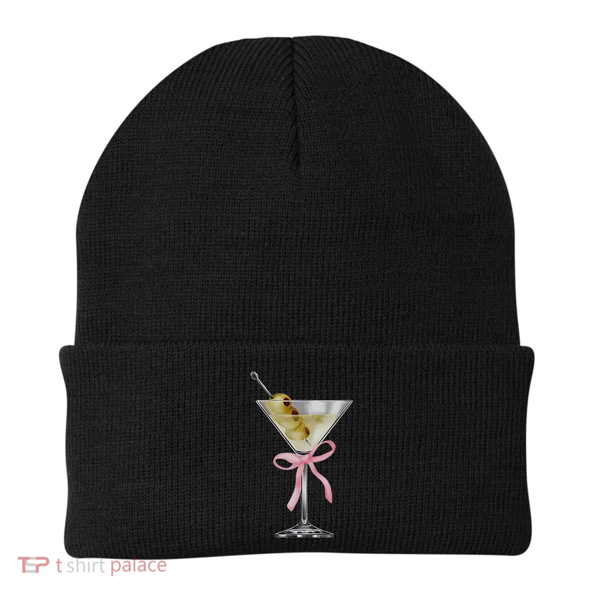 Martini Bow Graphic Beanie